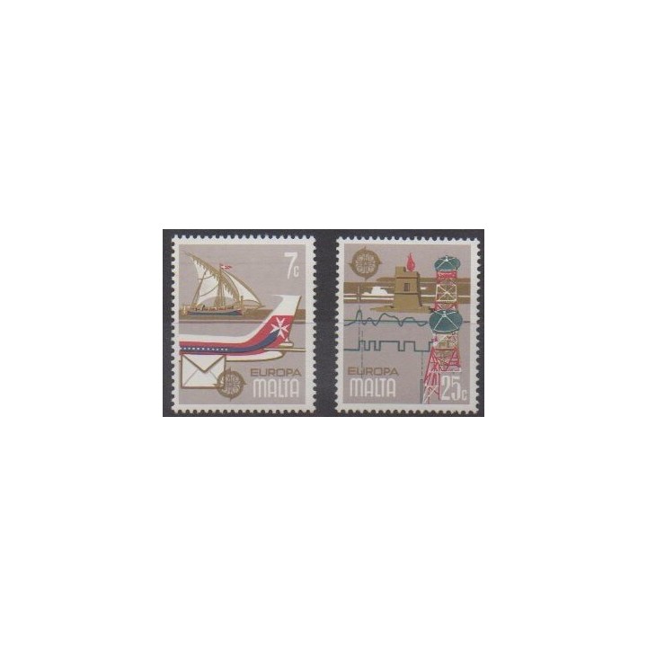 Buy this set of stamps of Malta of the year 1979 (Nb 583/584).