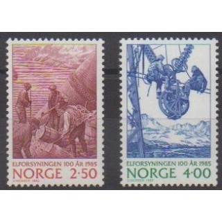 Buy this set of stamps of Norway of the year 1985 (Nb 884/885).