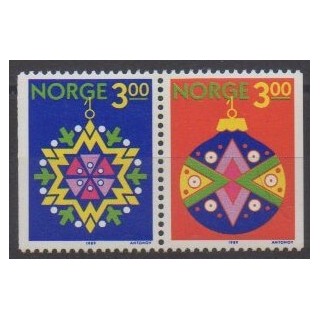 Buy this set of stamps of Norway of the year 1989 (Nb 992/993).