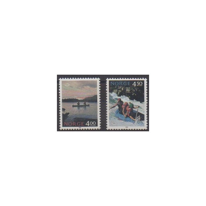 Acheter cette série de timbres de Norvège de l'année 1993 (No 1080/1081).