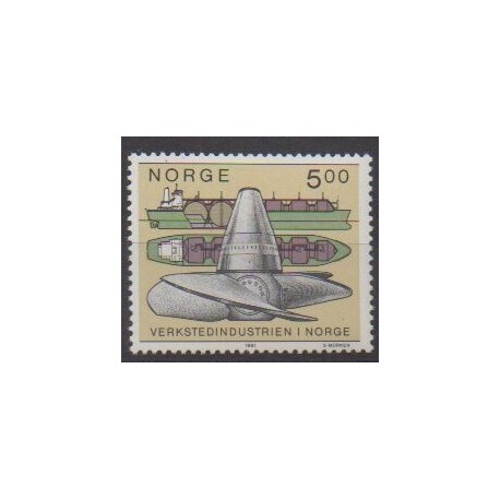 Norvège - 1991 - No 1018 - Navigation