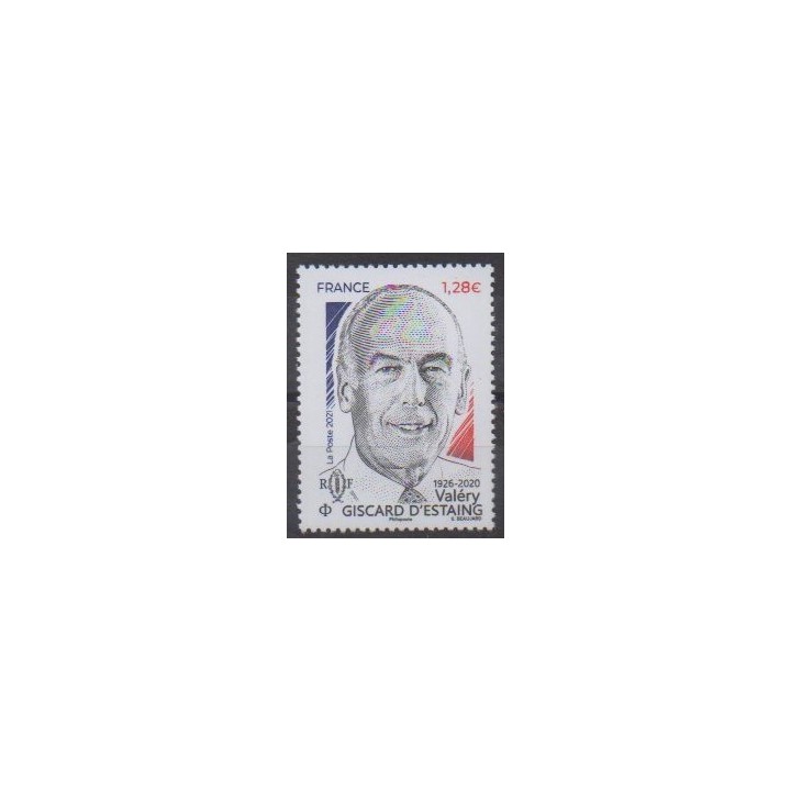 Acheter ce timbre de France de l'année 2021 (Valéry Giscard d'Estaing).