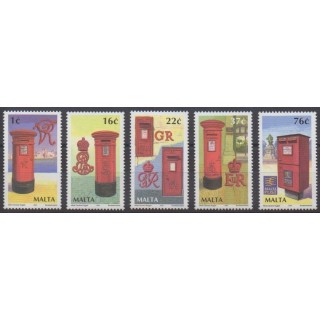 Acheter cette série de timbres de Malte de l'année 2004 (No 1281/1285).