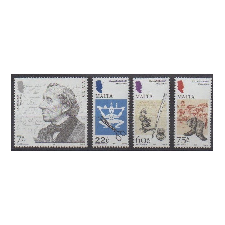 Acheter cette série de timbres de Malte de l'année 2005 (No 1342/1345).