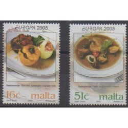 Malte - 2005 - No 1363/1364 - Gastronomie - Europa