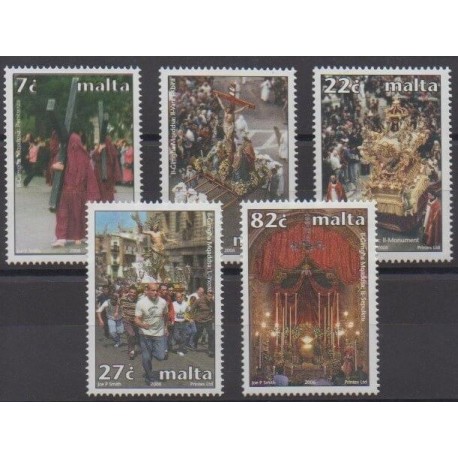 Malte - 2006 - No 1410/1414 - Pâques