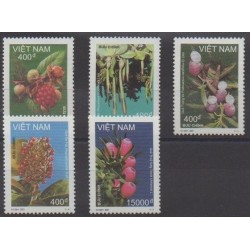 Vietnam - 2001 - Nb 1954/1958 - Fruits or vegetables