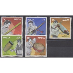 Malta - 2001 - Nb 1158/1162 - Music