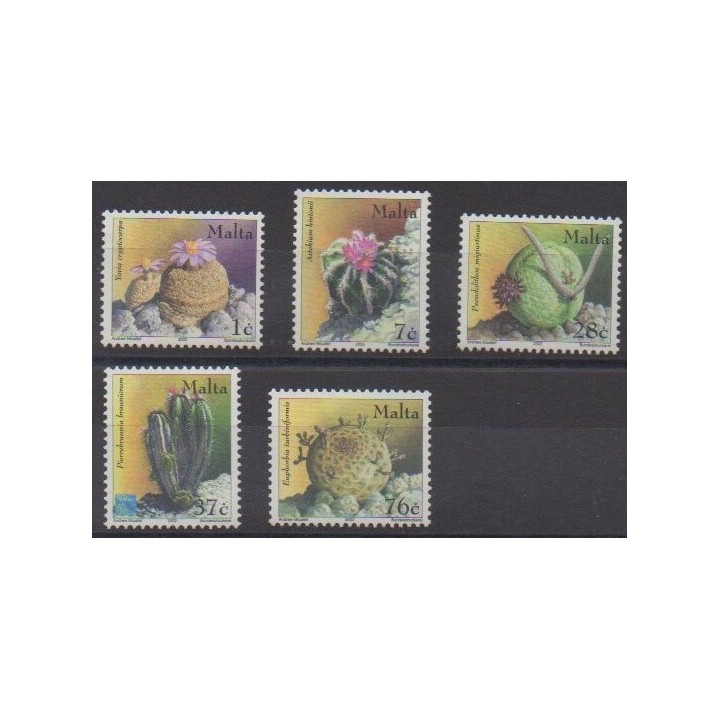 Acheter cette série de timbres de Malte de l'année 2002 (No 1212/1216).