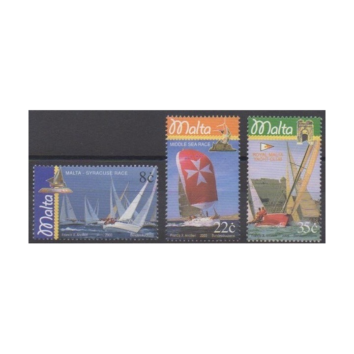 Acheter cette série de timbres de Malte de l'année 2003 (No 1269/1271).