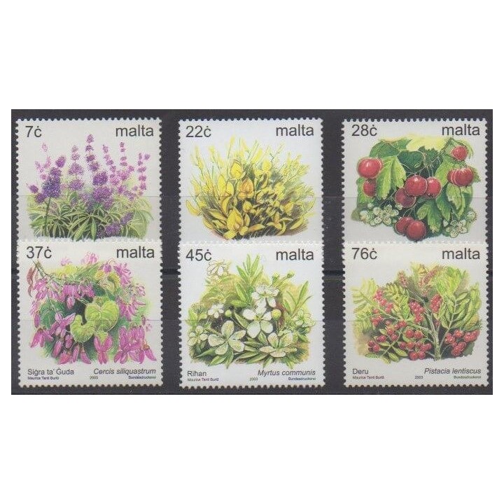 Acheter cette série de timbres de Malte de l'année 2003 (No 1222/1227).