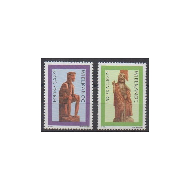 Buy this set of stamps of Poland of the year 2003 (Nb 3797/3798).