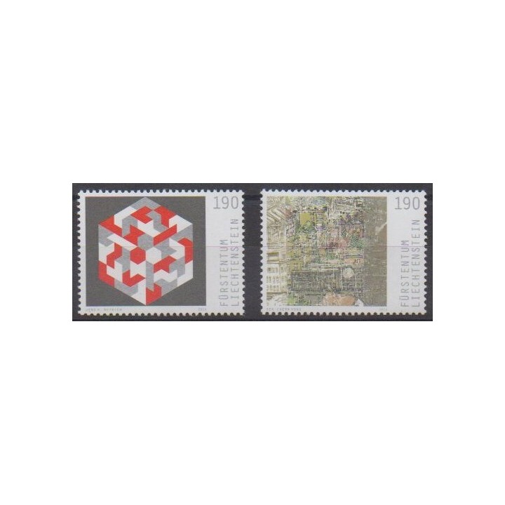 Buy this set of stamps of Liechtenstein of the year 2014 (Nb 1670/1671).