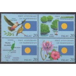 Palau - 1995 - Nb 841/844 - Various Historics Themes