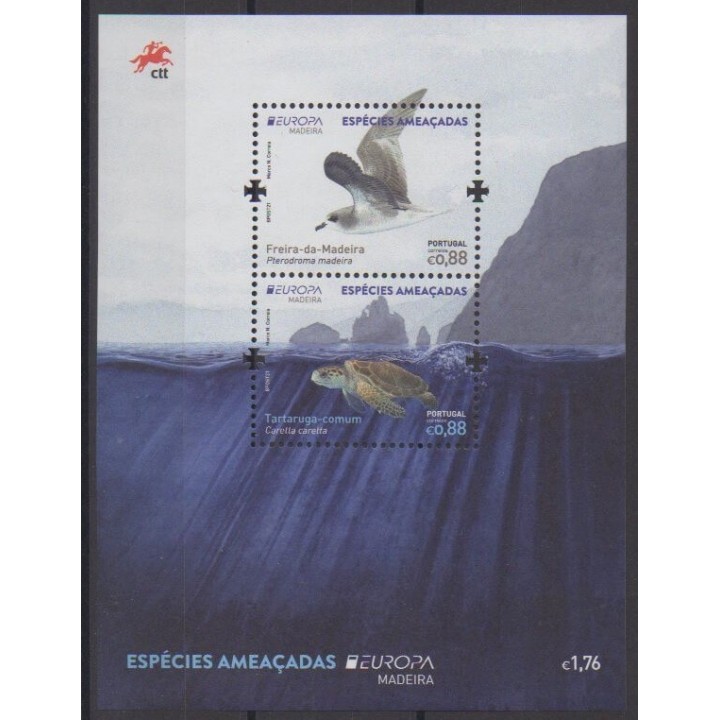 Acheter ce feuillet du Portugal (Madère) de l'année 2021 (No F412).