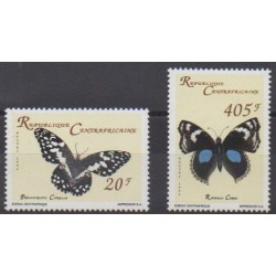 Centrafricaine (République) - 1996 - No 1079/1080 - Insectes