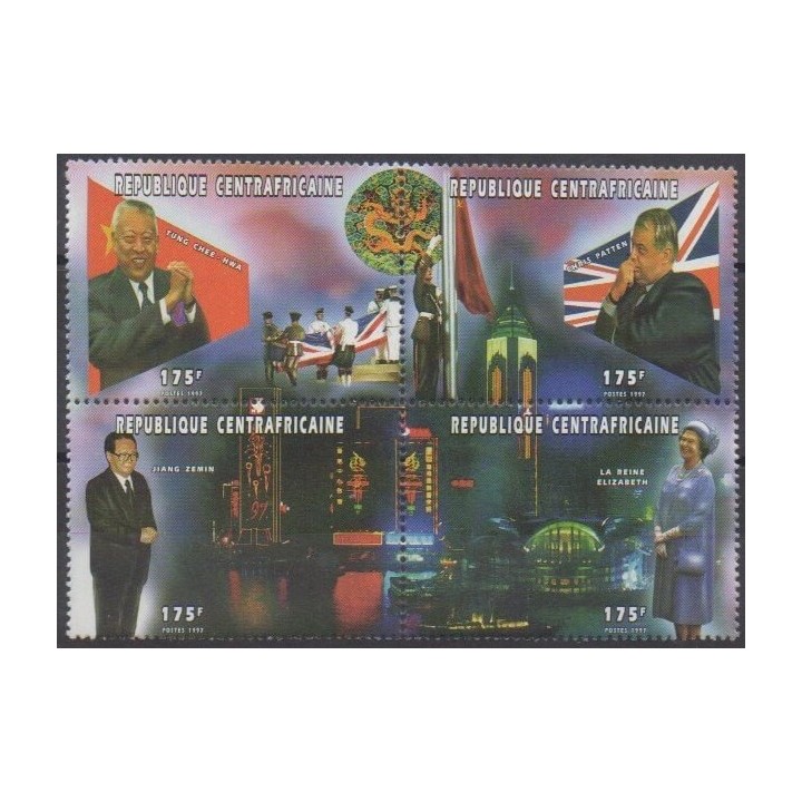 Buy this set of stamps of Central African Republic of the year 1997 (Nb 1230/1233).