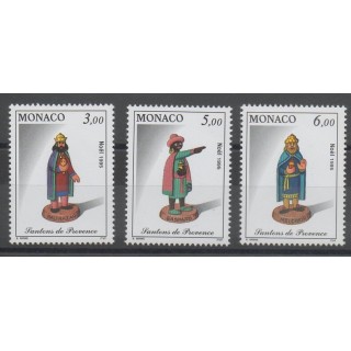 Timbres - Noël - Monaco  - 1995 - No 2011/2013