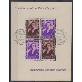 Acheter ce bloc-feuillet de Belgique de l'année 1937 (No BF7). - Oblitéré