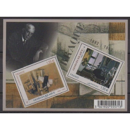 France - Blocks and sheets - 2013 - Nb F4800 - Paintings