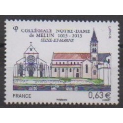 France - Poste - 2013 - No 4743 - Églises