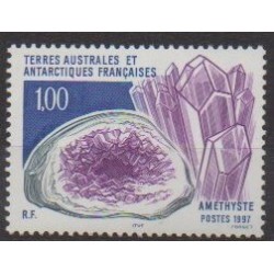 TAAF - 1997 - No 213 - Minéraux - Pierres précieuses