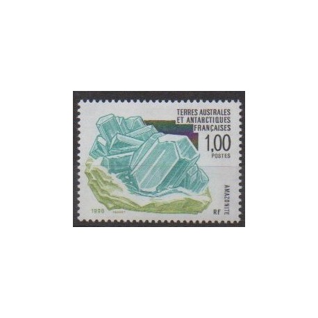 TAAF - 1996 - No 203 - Minéraux - Pierres précieuses