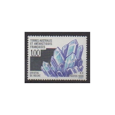 TAAF - 1998 - No 226 - Minéraux - Pierres précieuses