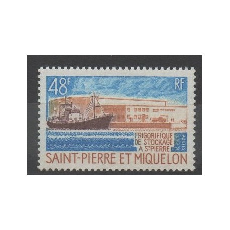 Saint-Pierre et Miquelon - 1970 - No 406 - Bateaux