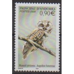 French Andorra - 2005 - Nb 607 - Birds