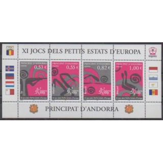 Acheter cette série de timbres d'Andorre français de l'année 2005 (No 609/612).