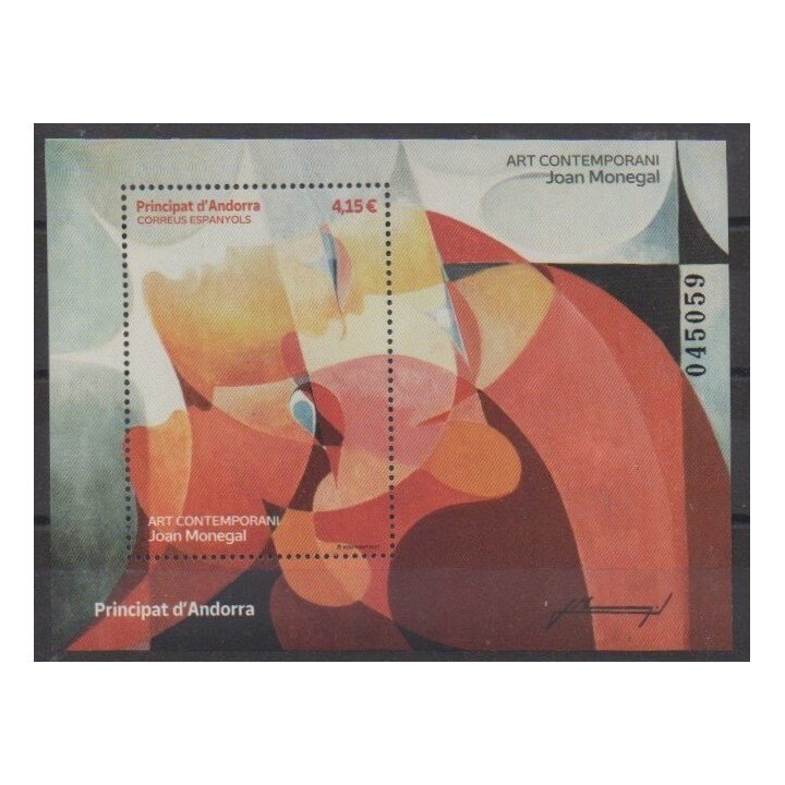 Acheter ce feuillet d'Andorre espagnol de l'année 2021 (No F506).