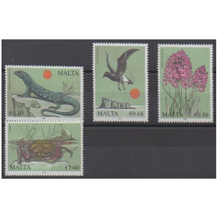 Buy this set of stamps of Malta of the year 2010 (Nb 1592/1595).