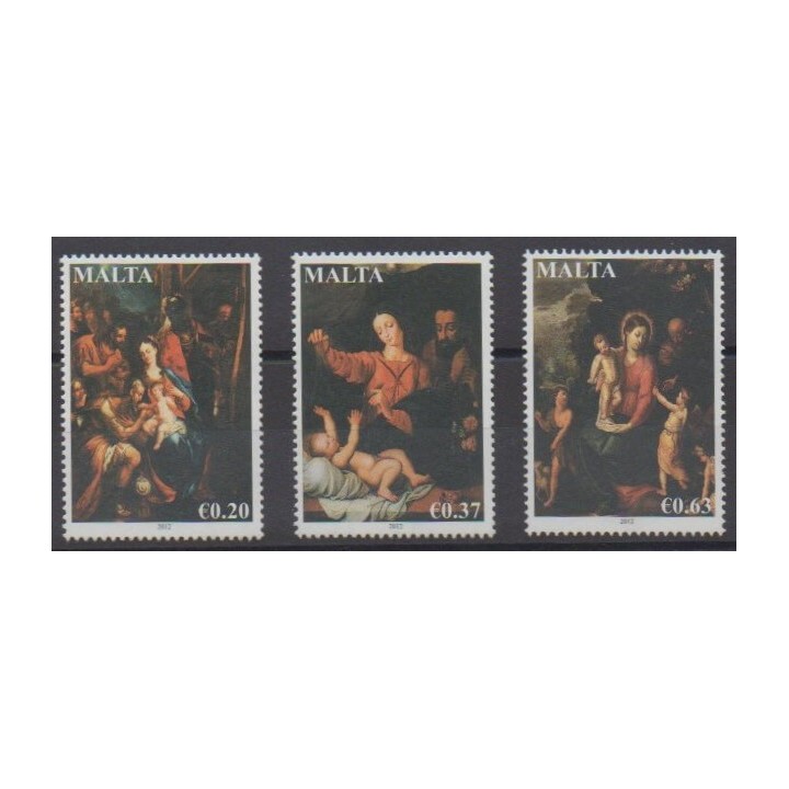 Acheter cette série de timbres de Malte de l'année 2012 (No 1747/1749).