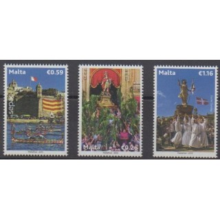 Buy this set of stamps of Malta of the year 2015 (Nb 1829/1831).