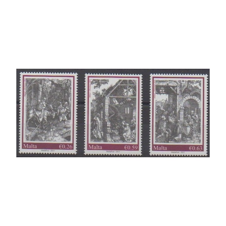 Buy this set of stamps of Malta of the year 2015 (Nb 1837/1839).