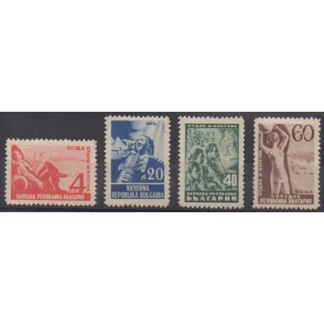 Bulgaria - 1948 - Nb 571/574