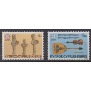 Acheter cette série de timbres de Chypre de l'année 1985 (No 637/638).