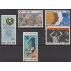 Cyprus - 1985 - Nb 639/643