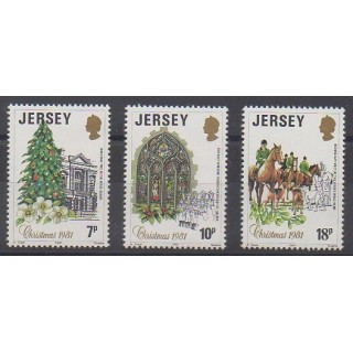 Jersey - 1981 - Nb 264/266 - Christmas