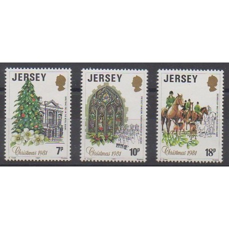Jersey - 1981 - No 264/266 - Noël