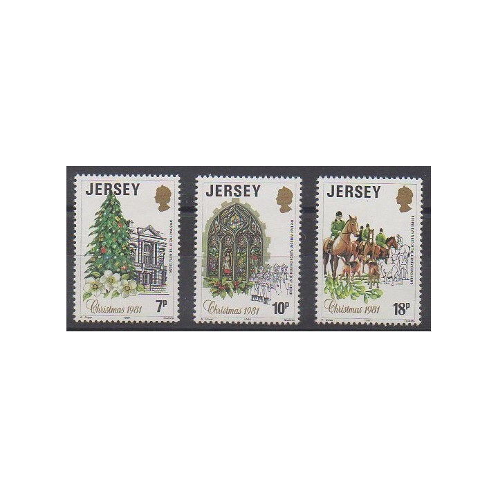 Jersey - 1981 - Nb 264/266 - Christmas