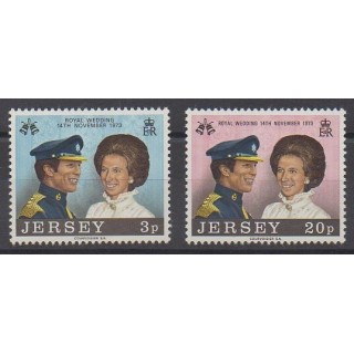 Jersey - 1973 - No 87/88 - Royauté - Principauté
