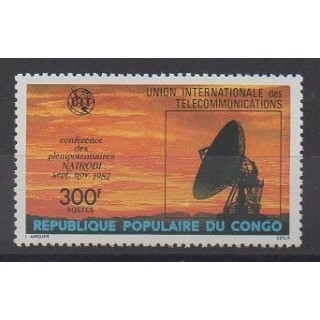 Congo (République du) - 1982 - No 672 - Télécommunications