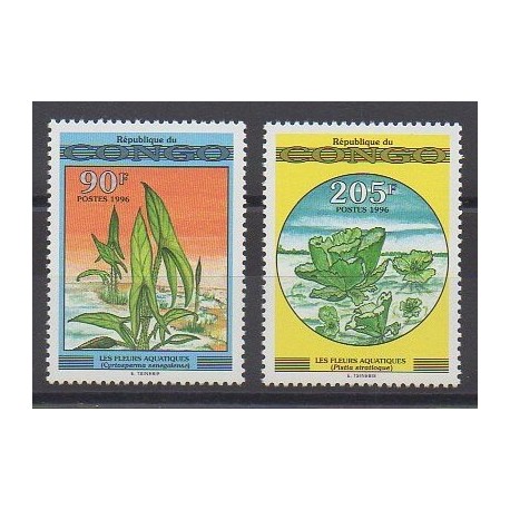 Congo (République du) - 1996 - No 1021/1022 - Flore