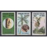 Congo (République du) - 1982 - No 688/690 - Flore - Oiseaux