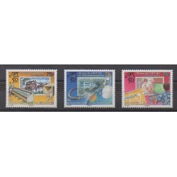New Caledonia - 2008 - Nb 1045/1047 - Stamps on stamps
