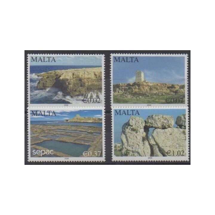 Acheter cette série de timbres de Malte de l'année 2009 (No 1552/1555).
