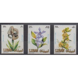 Lebanon - 1984 - Nb 295/297 - Flowers