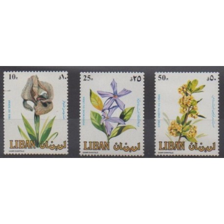 Liban - 1984 - No 295/297 - Fleurs